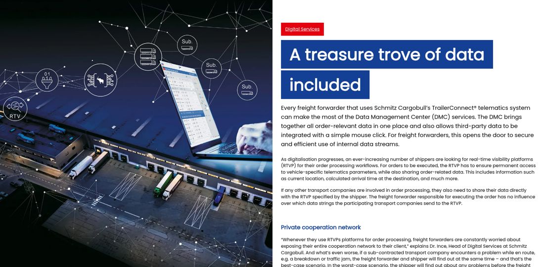 A treasure trove of data included