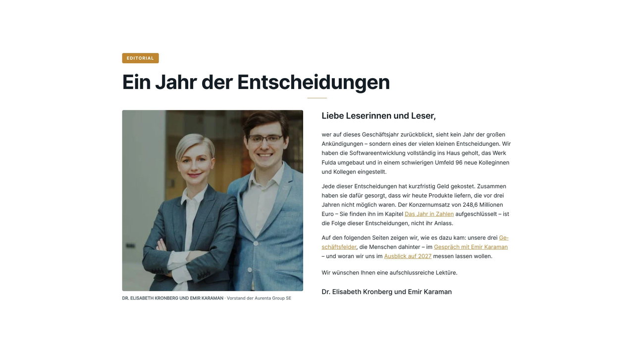 Vorschau: Editorial