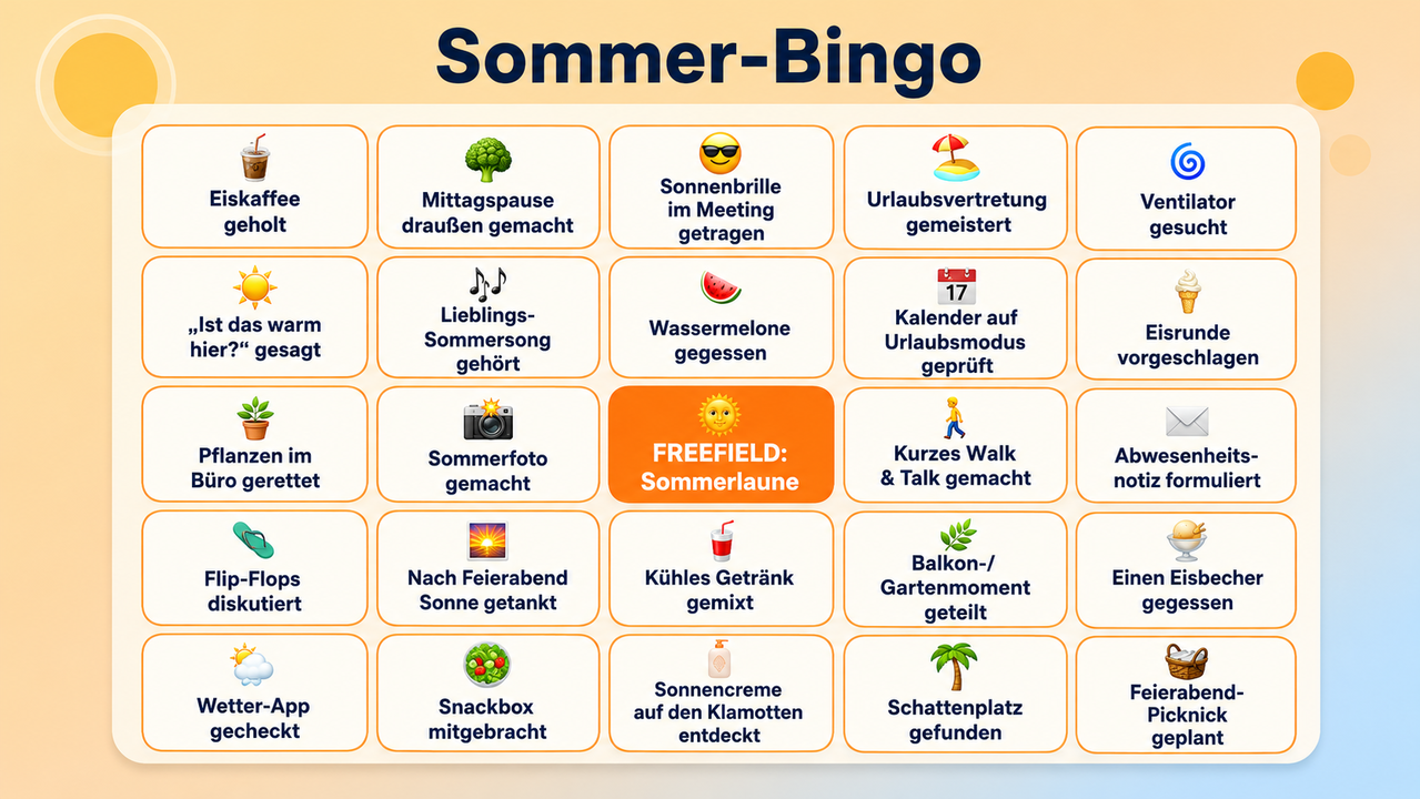 Sommer-Bingo