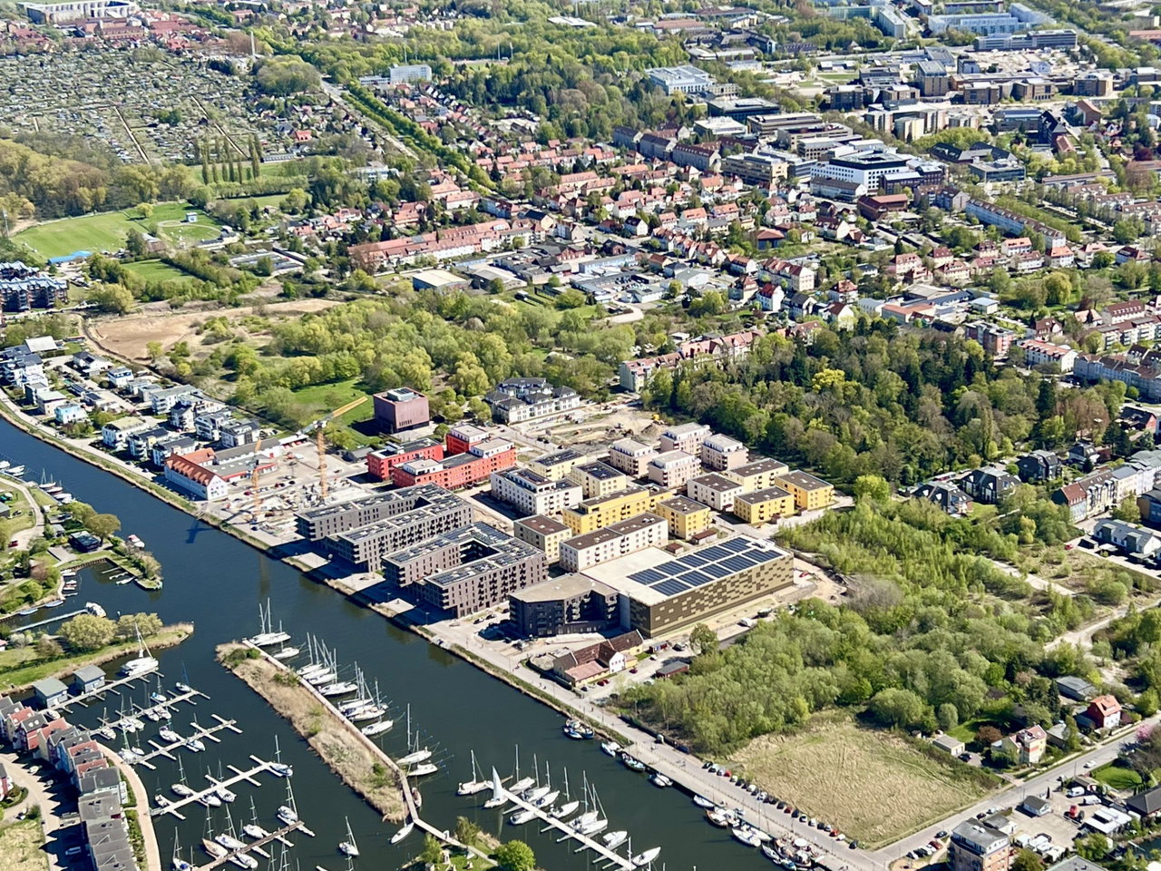Hafenstraße von oben
