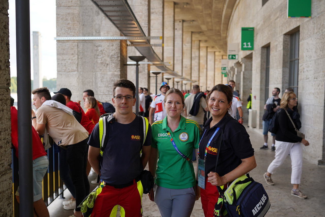 Einsatz bei der UEFA EURO 2024: ohne Teamwork läuft nichts.