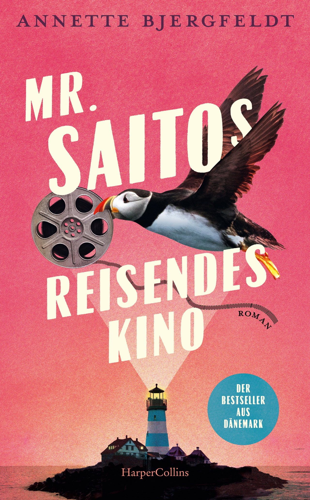 Buchcover: Annette Bjergfeldt – Mr. Saitos reisendes Kino, Harper Collins