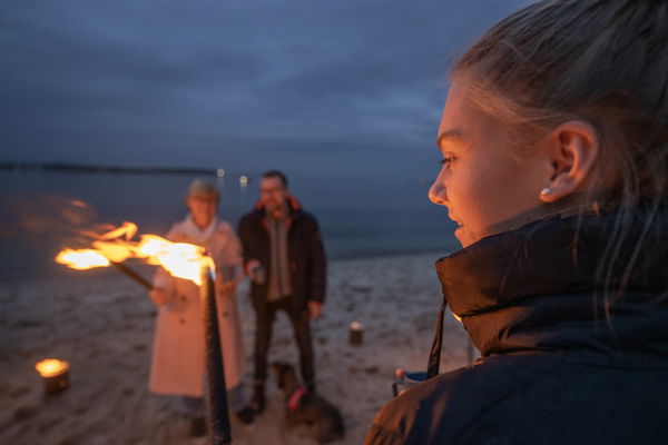 Lichtermeer in Heikendorf