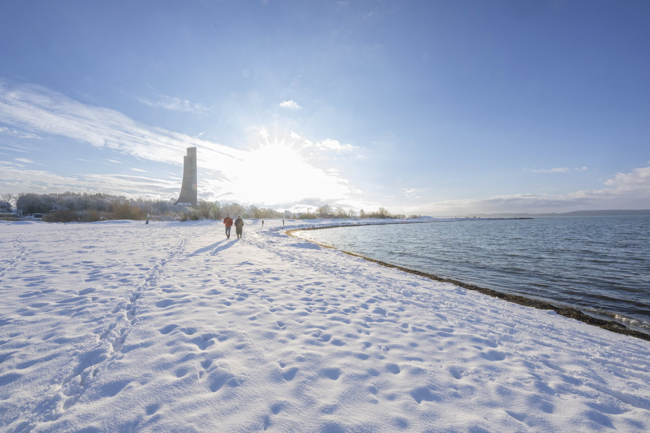 Winterlandschaft Laboe