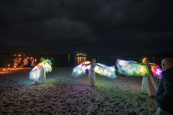 Lichtermeer in Heikendorf