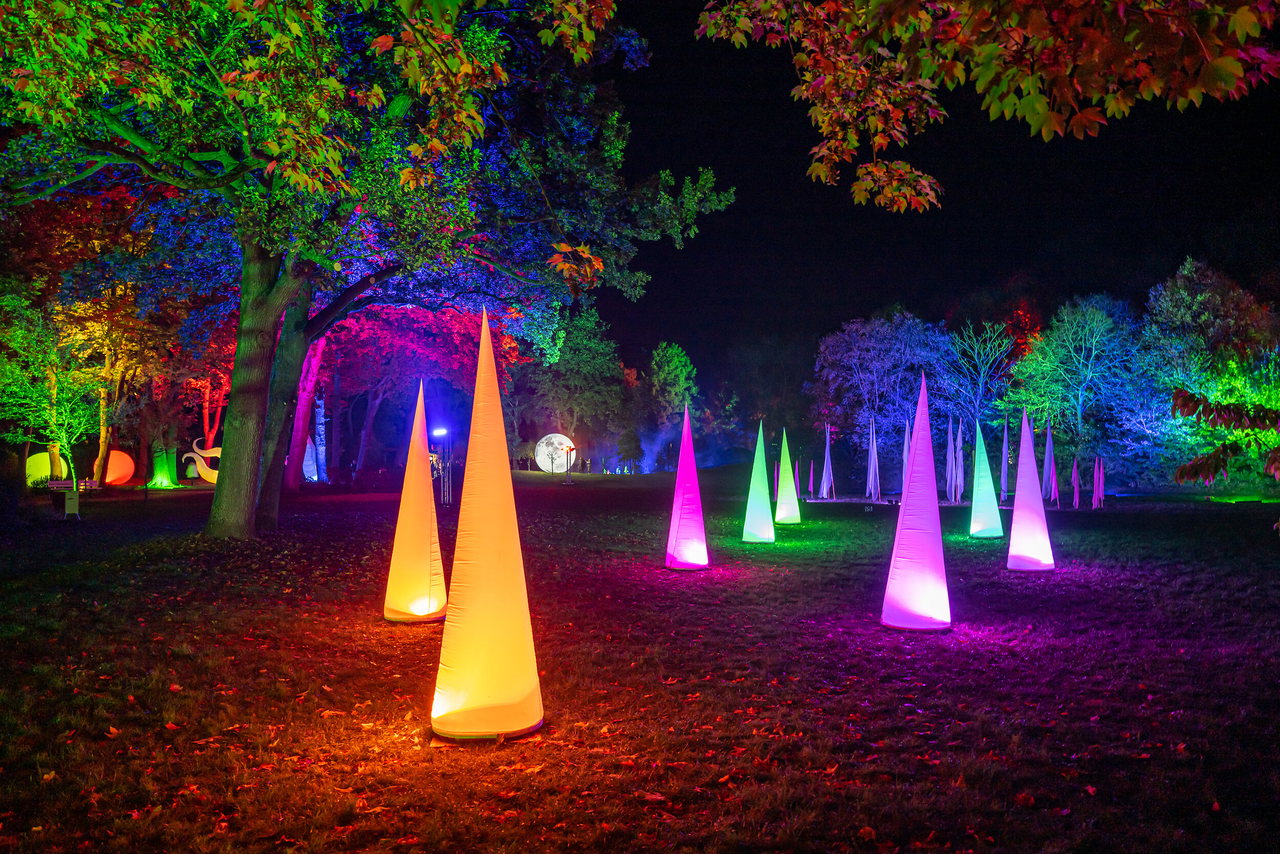 Lichtermeer im Kurpark in Laboe_2