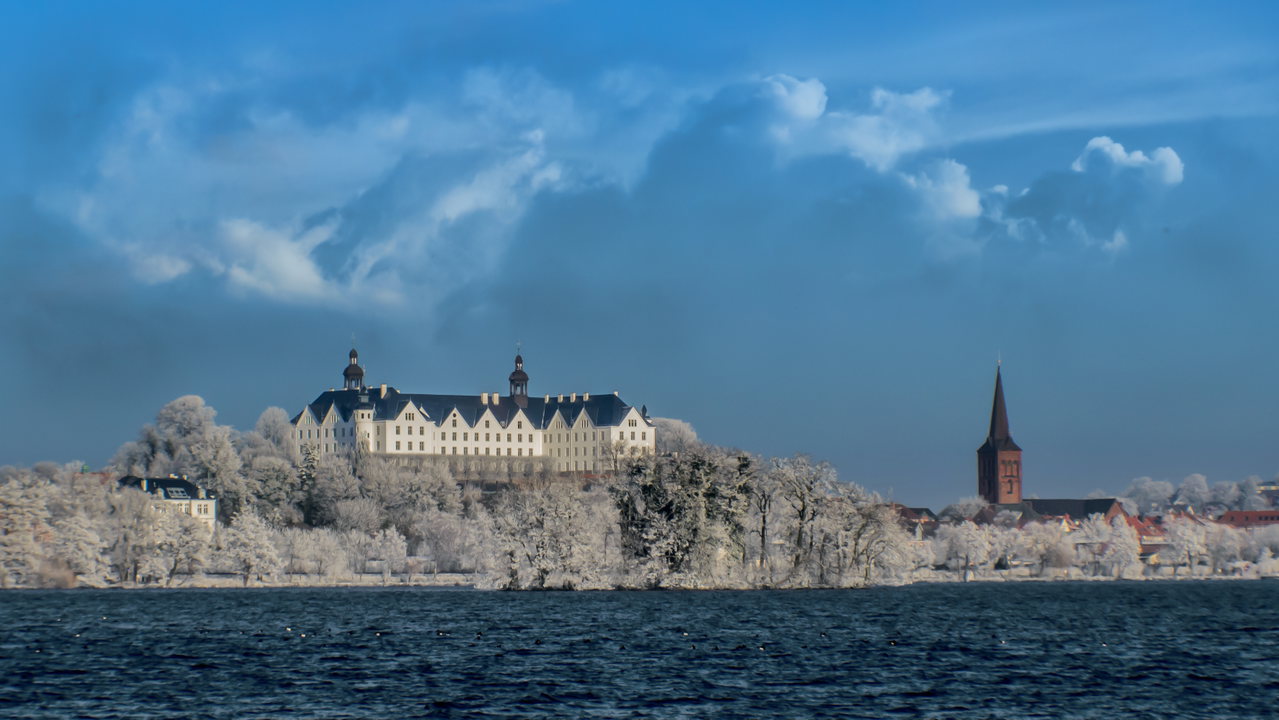 Plöner Schloss im Winter