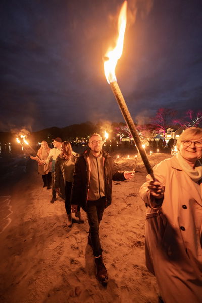 Lichtermeer in Heikendorf