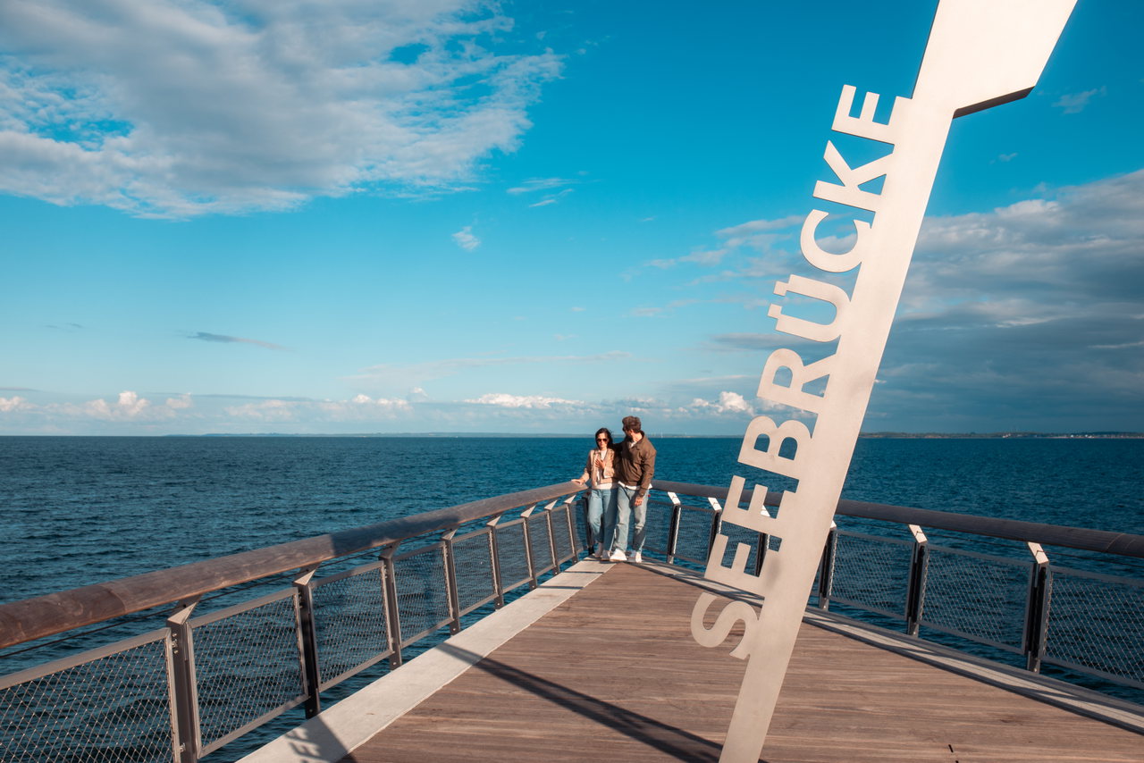 moderne Brücken – Seebrücke Haffkrug Frühling 2025 © OHT Lennart Krebs
