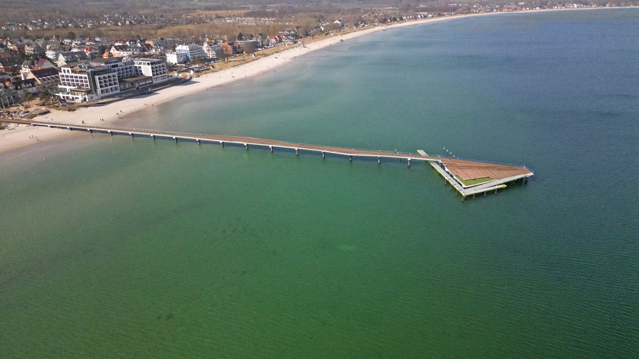 moderne Brücken – Neue Seebrücke Scharbeutz_Lübecker Bucht