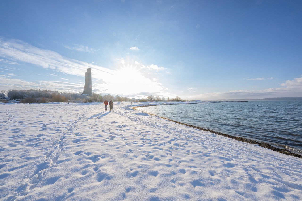 Winterlandschaft Laboe