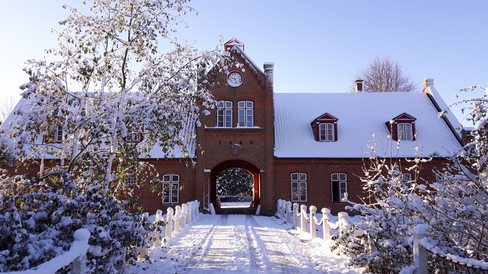 Winterbild Torhaus