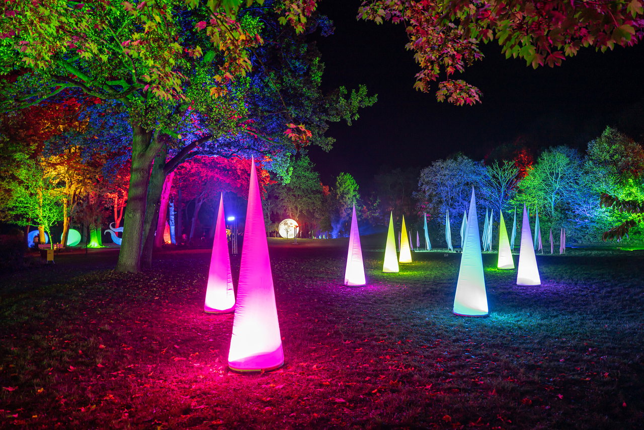 Lichtermeer im Kurpark in Laboe_1