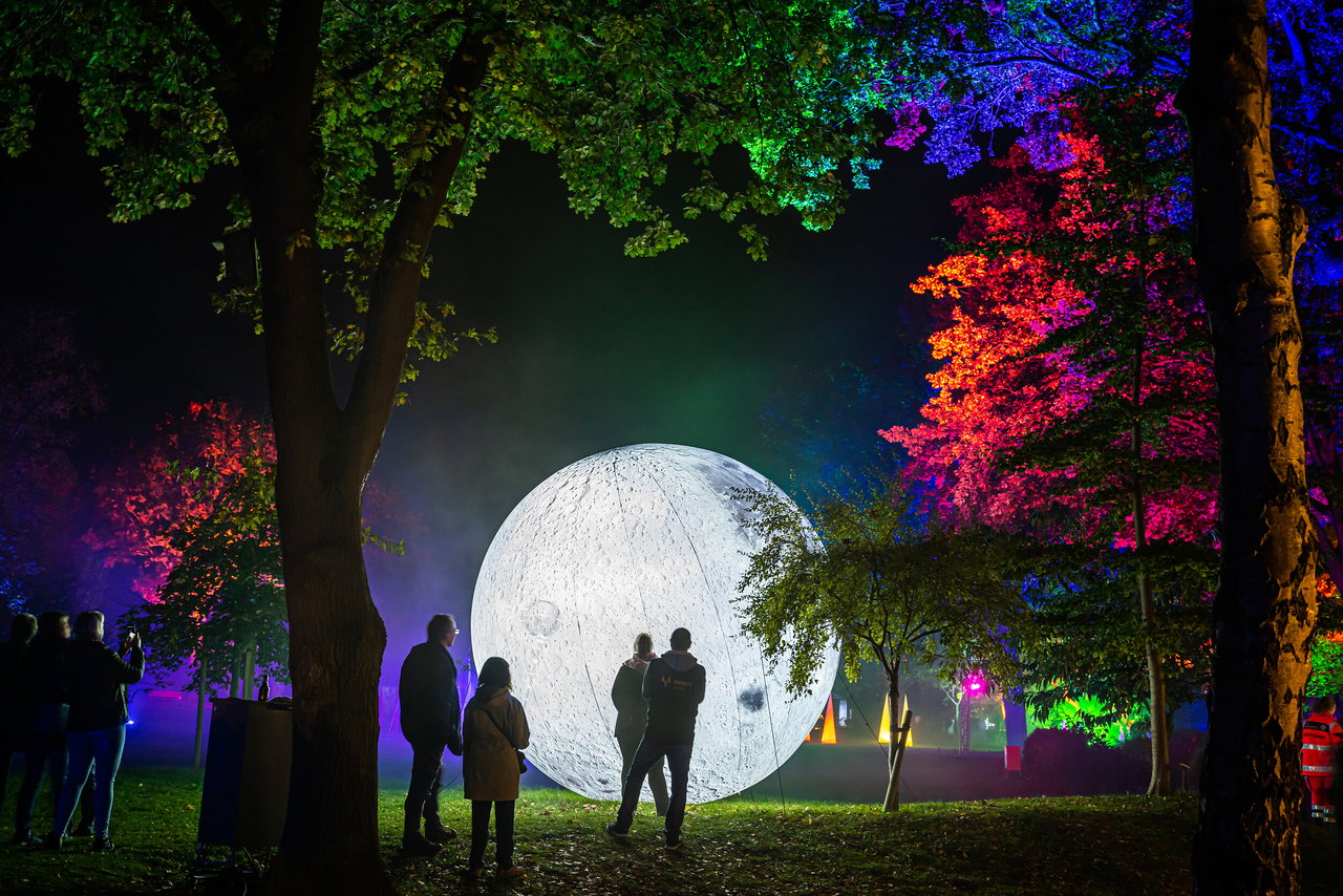 Lichtermeer im Kurpark in Laboe_3
