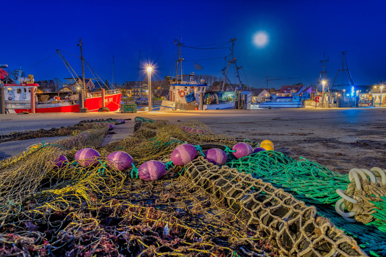 Niendorf Hafen_Fischernetz©TSNT