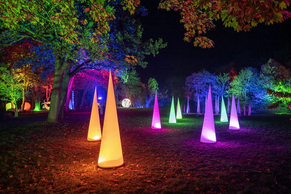 Lichtermeer im Kurpark in Laboe