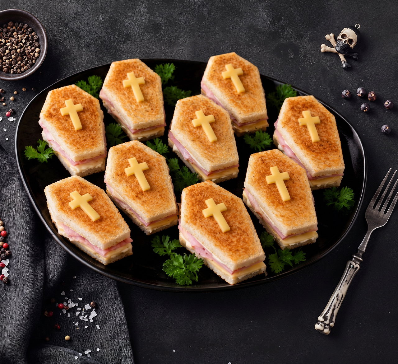 _0001_Halloween-Sarg-Sandwiches-mit-Käsekreuzen_2