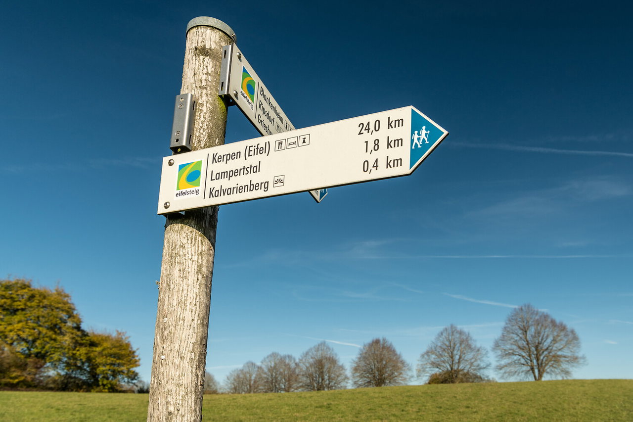 Wegweiser Eifelsteig