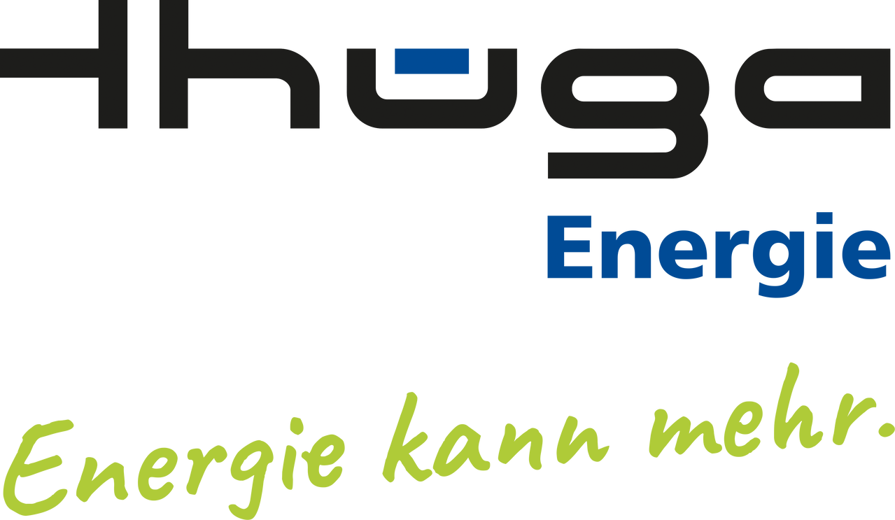 Thüga Zeichen mit Energie kann mehr in grün