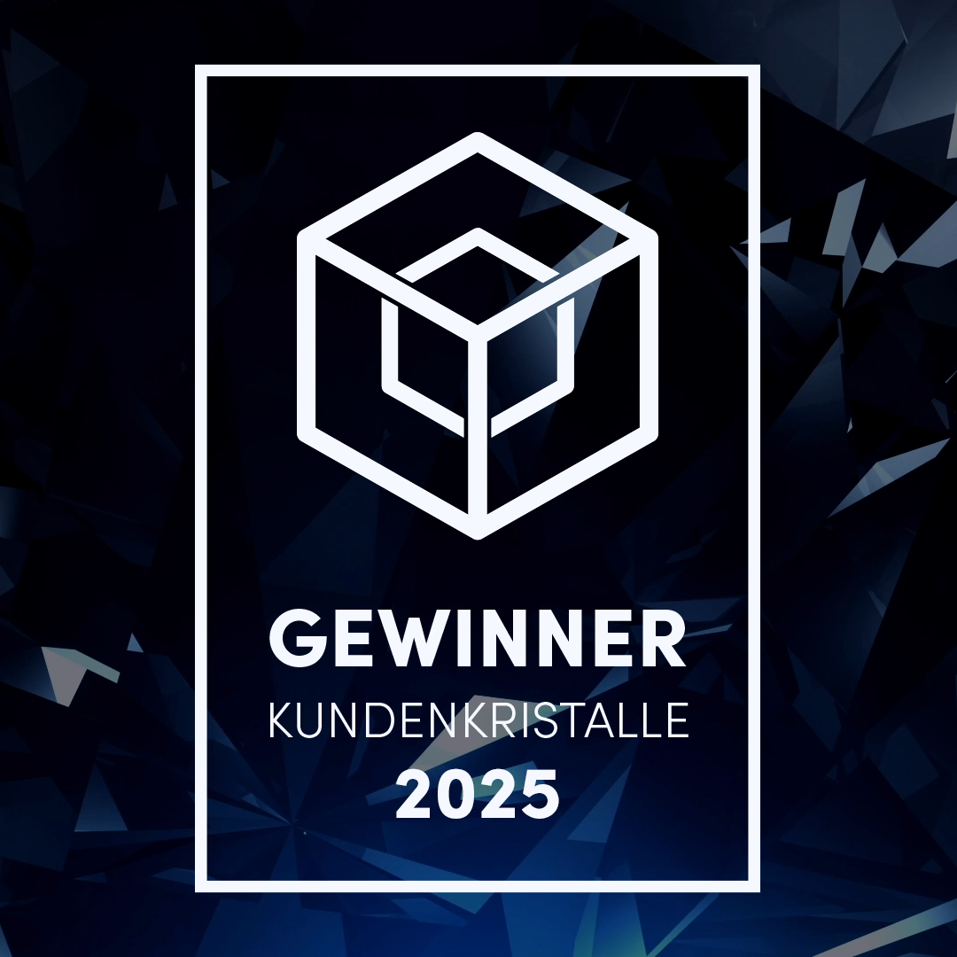 Gewinner Kundenkristalle 2025 - SoMe