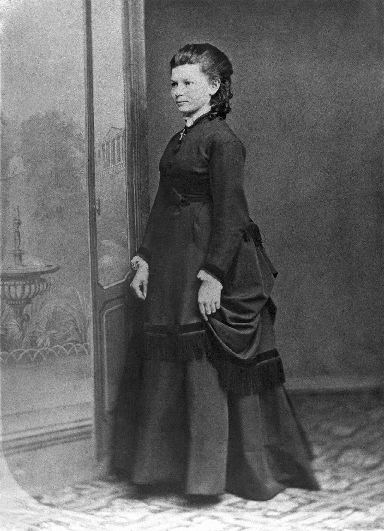 Bertha Benz (1849–1944) im Jahr 1888.