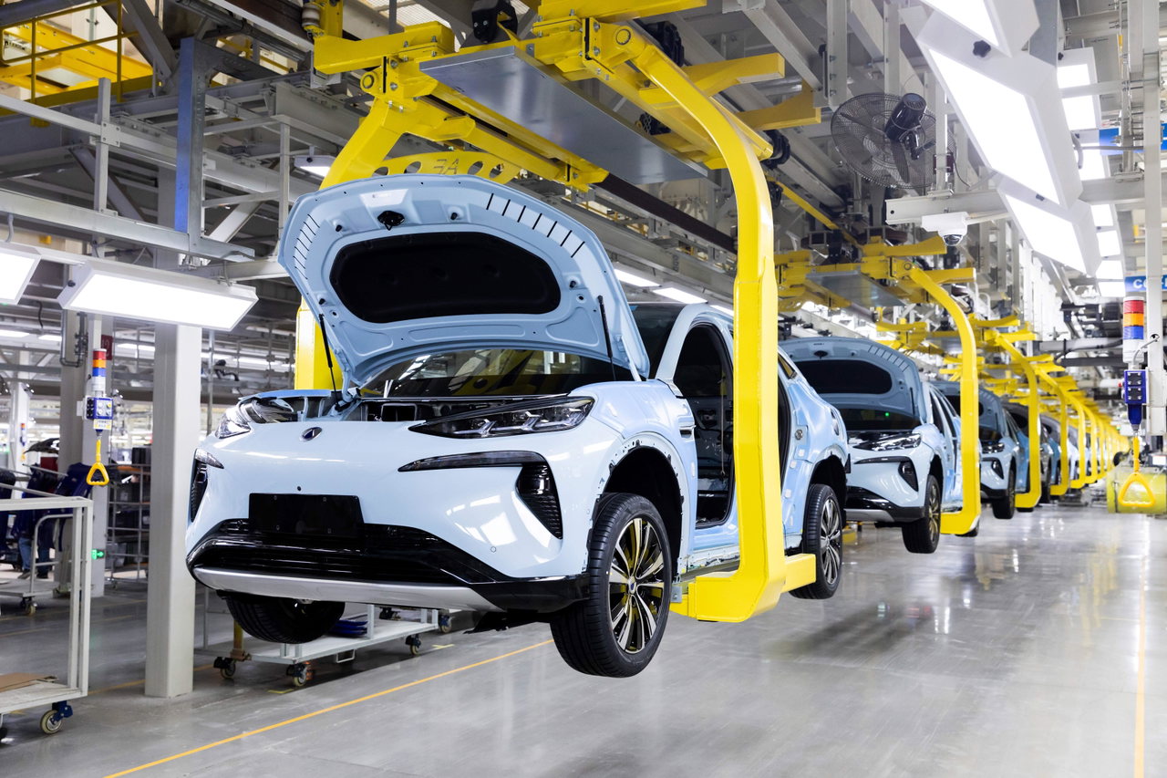Fahrzeugproduktion bei BYD.