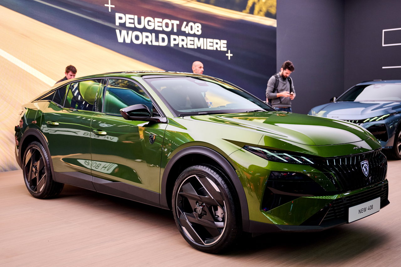 Brüssel Motor Show 2026: Peugeot 408 (Facelift).  Photo: FEBIAC via Autoren-Union Mobilität