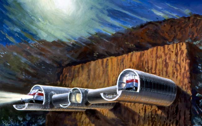 Grafik zum Gibraltartunnel.