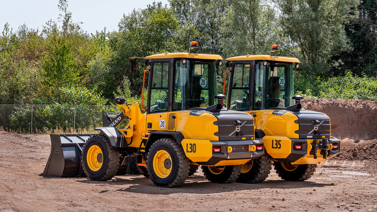 In Bestform: Die kompakten Radlader Volvo L30 und L35 der neuesten Generation.