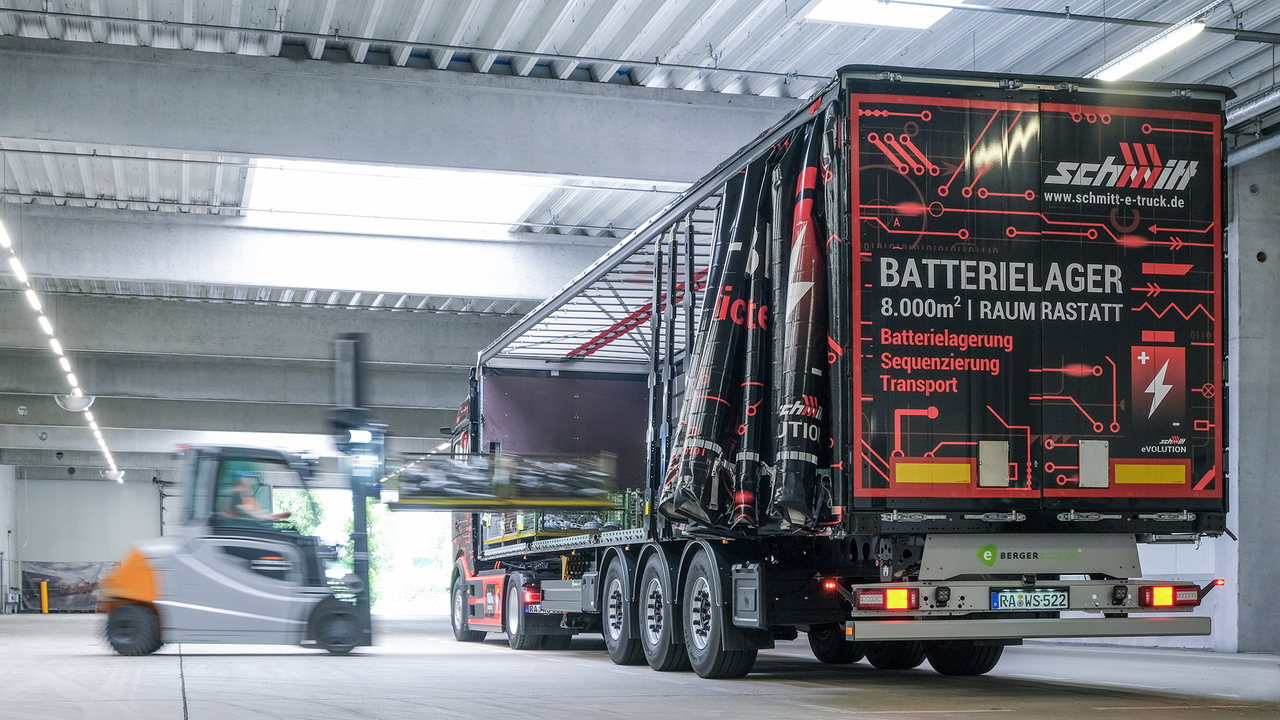 The BERGERecotrail LTOe ensures a full payload in Logistik Schmitt’s electric lorry fleet.