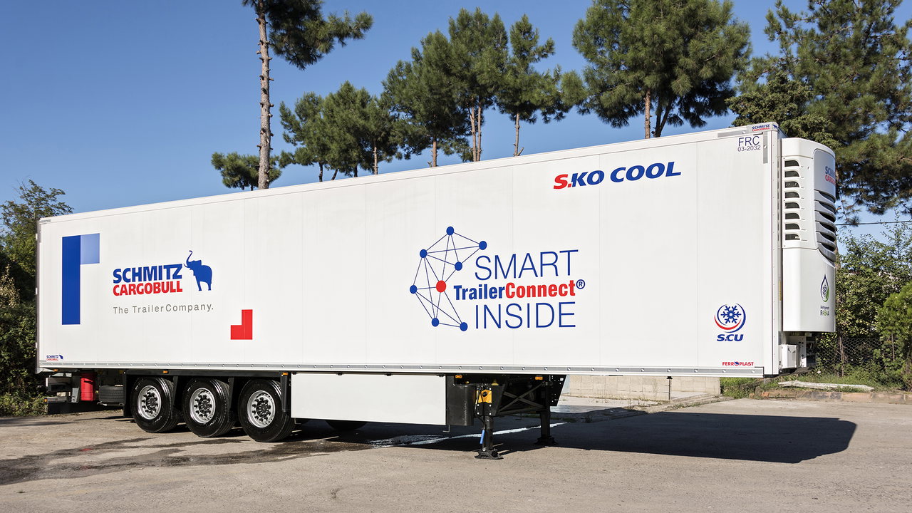 In den Trailern mit dem Schmitz-Cargobull-Kühlaggregat S.CU setzt BGL Nakliyat die Telematiklösung TrailerConnect ein.