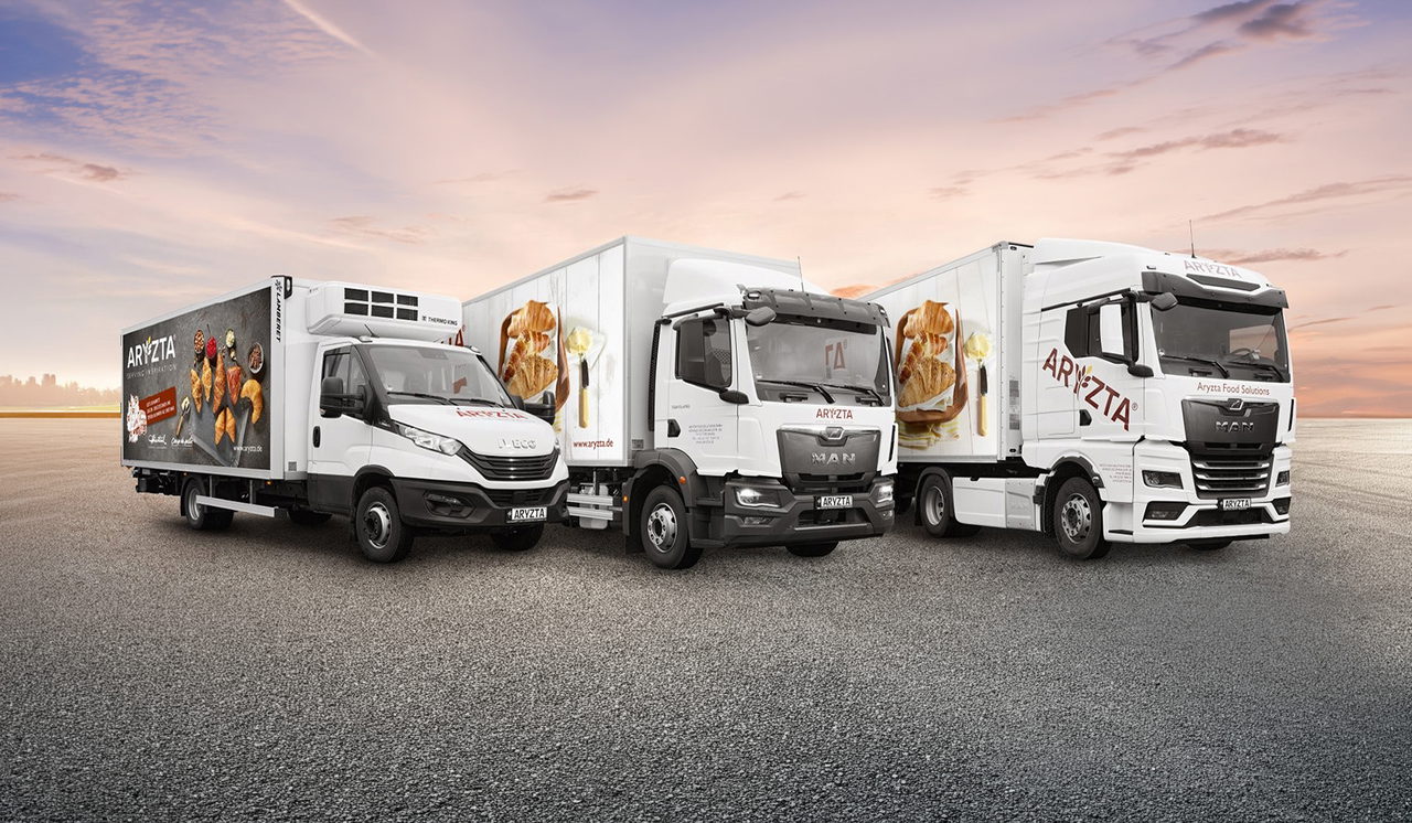 Die Flotte von Aryzta Food Solutions besteht derzeit aus 15 Kühlsattelzügen sowie 110 Verteilerfahrzeugen mit Kühlaufbau.