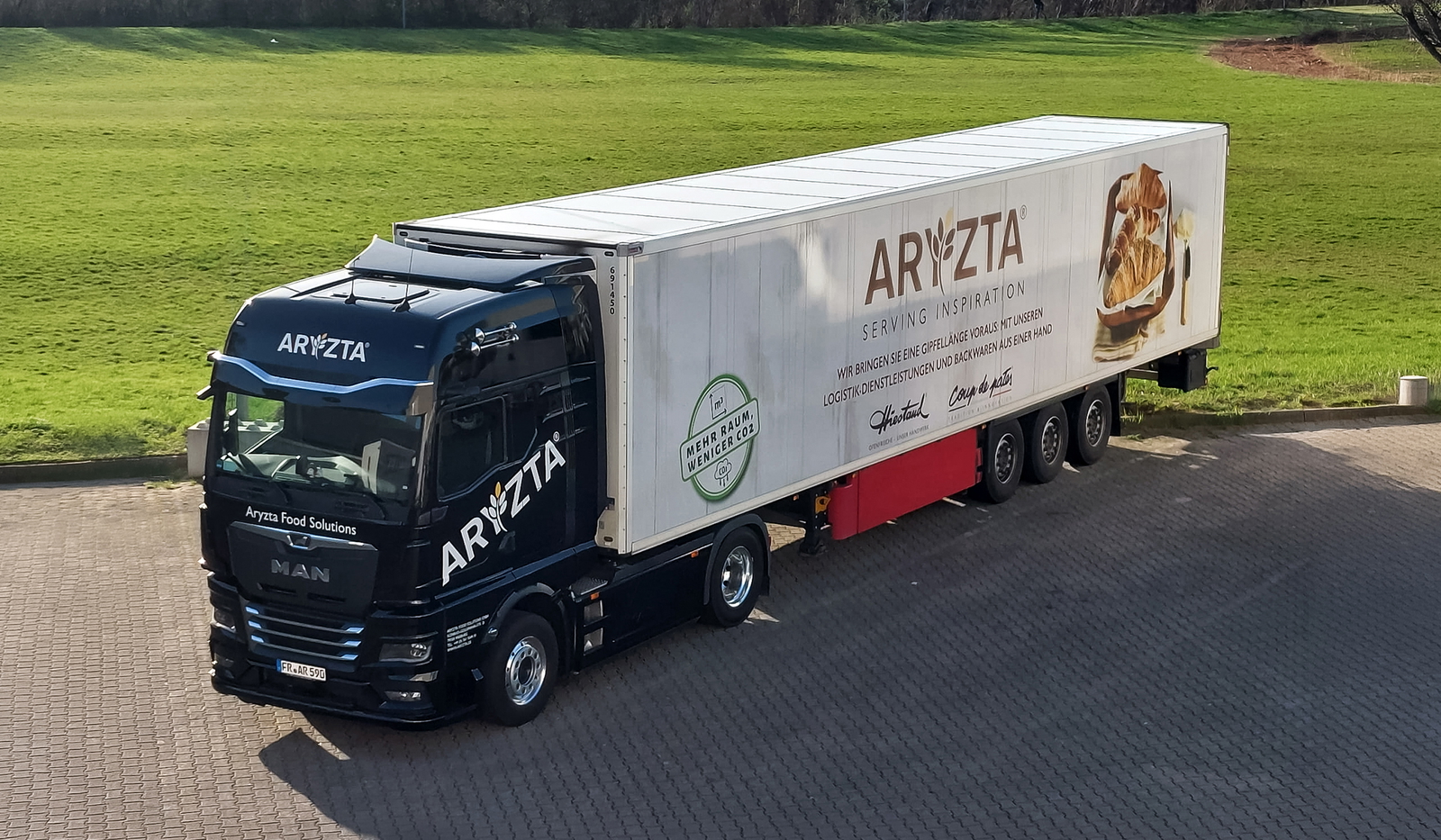As well as its own frozen products, Aryzta Food Solutions transports produce for other manufacturers.
