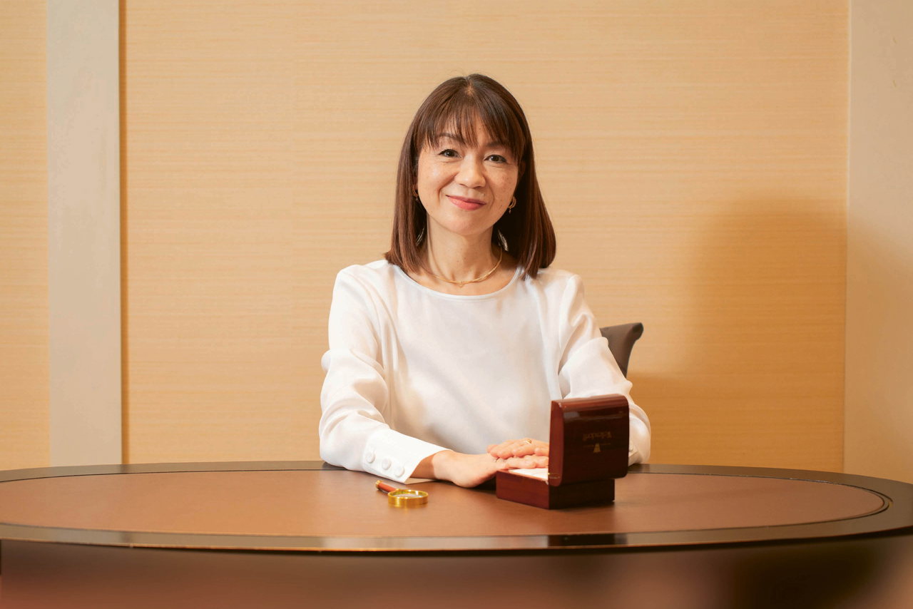 Portrait photograph of Japanese Wellendorff jewellery expert