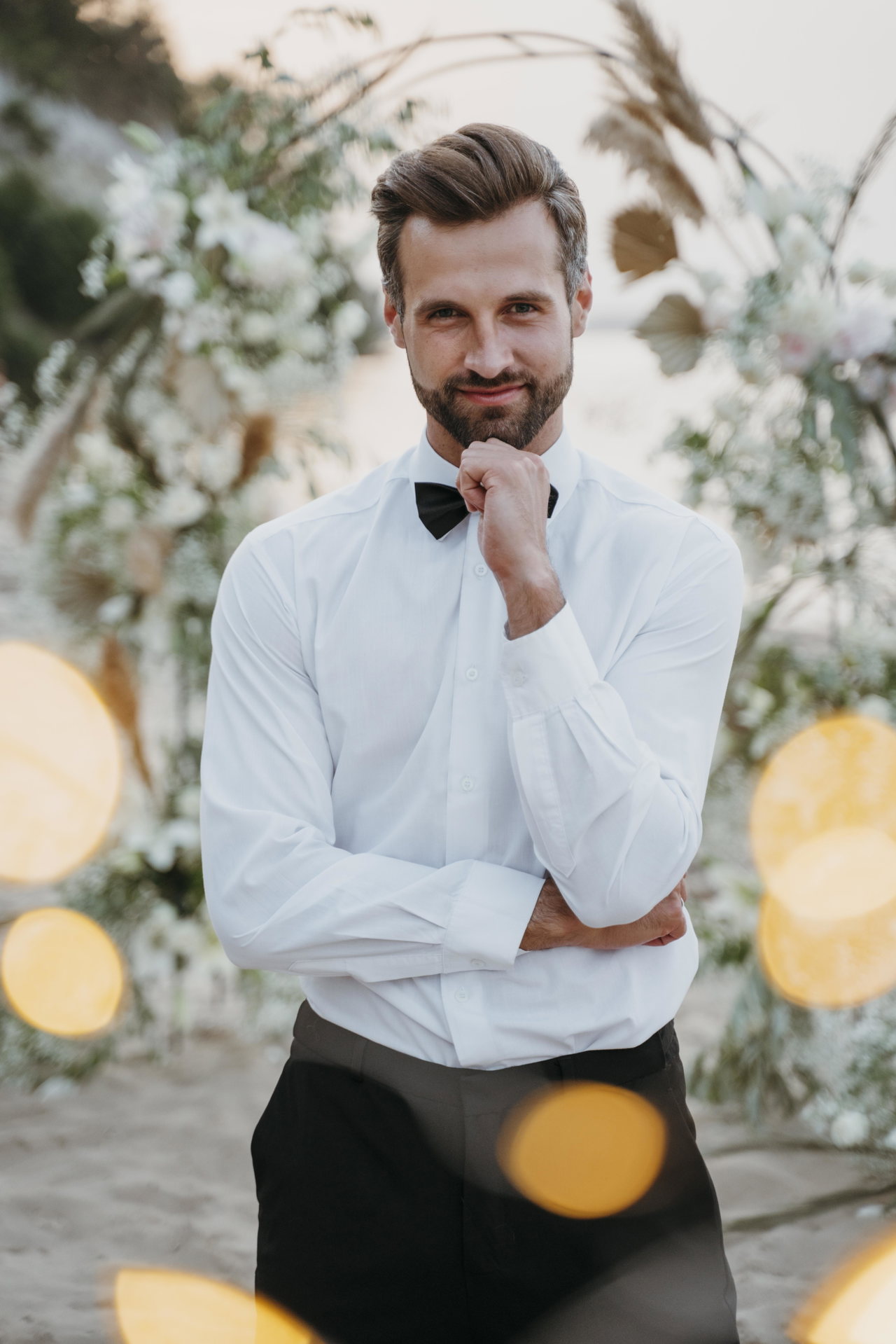 portrait-handsome-groom-his-beach-wedding