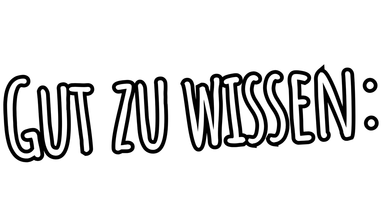 gut zu wissen (2)