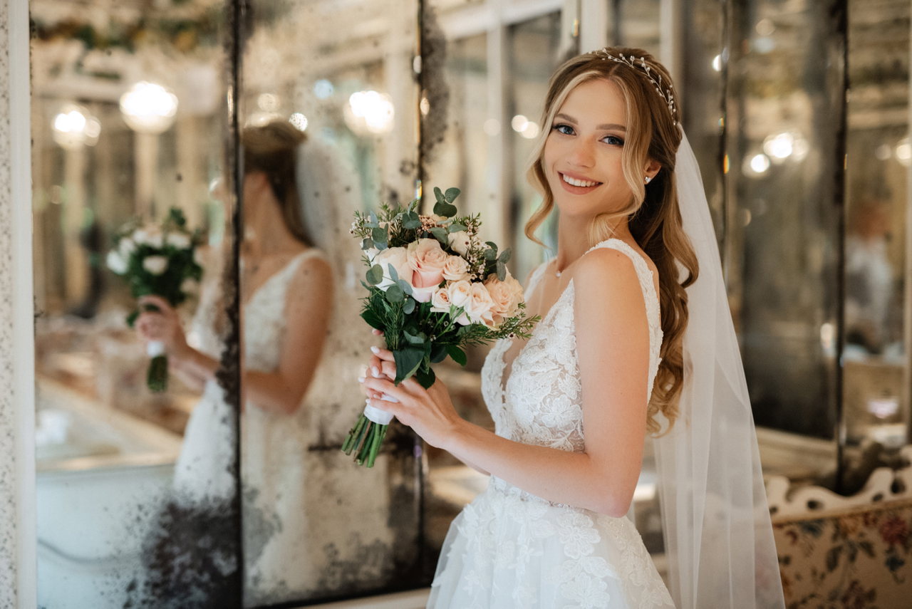 portrait-bride-white-dress-bright-cafe