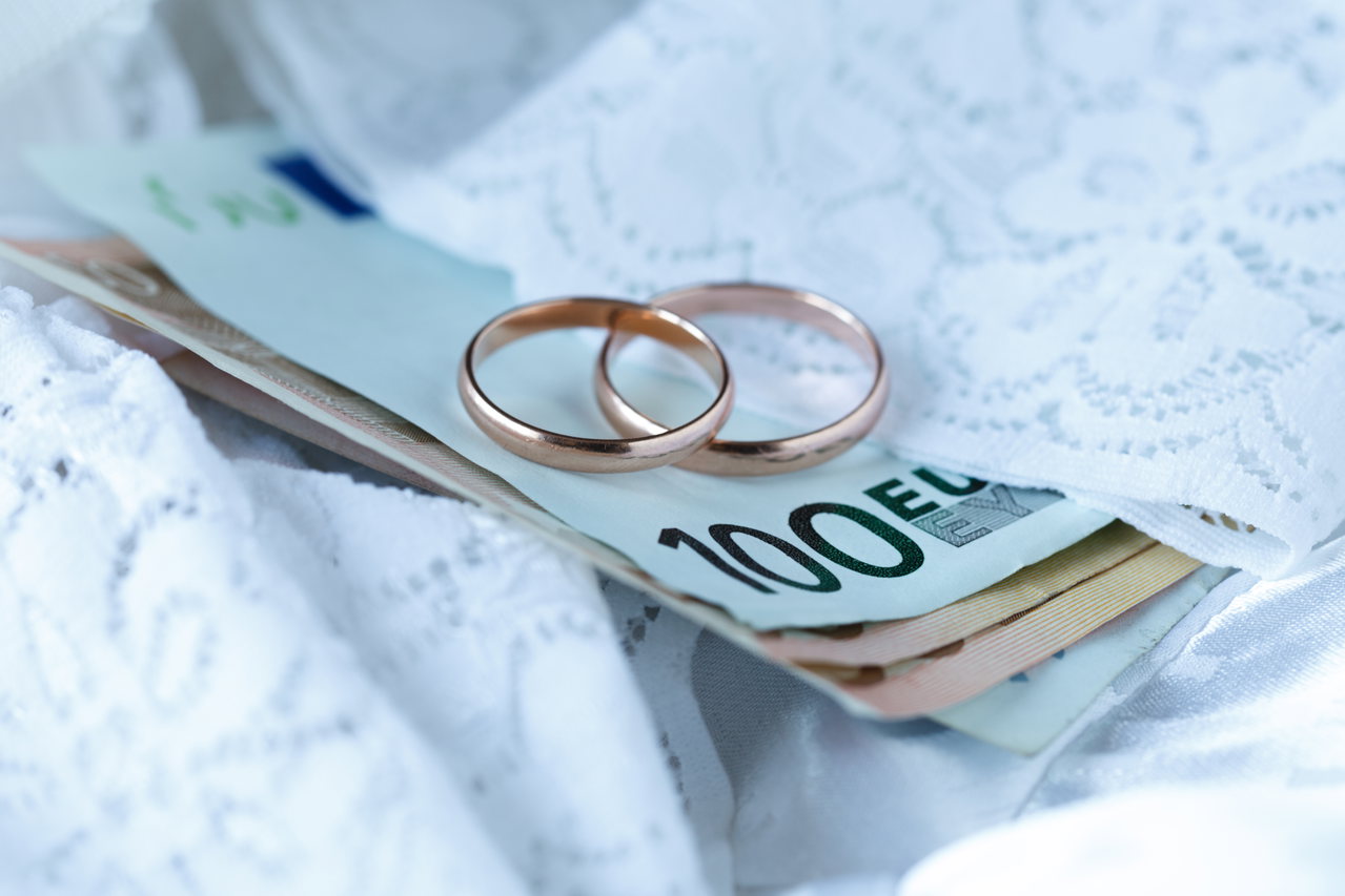 wedding-cost-concept-by-rings-money-bride-dress
