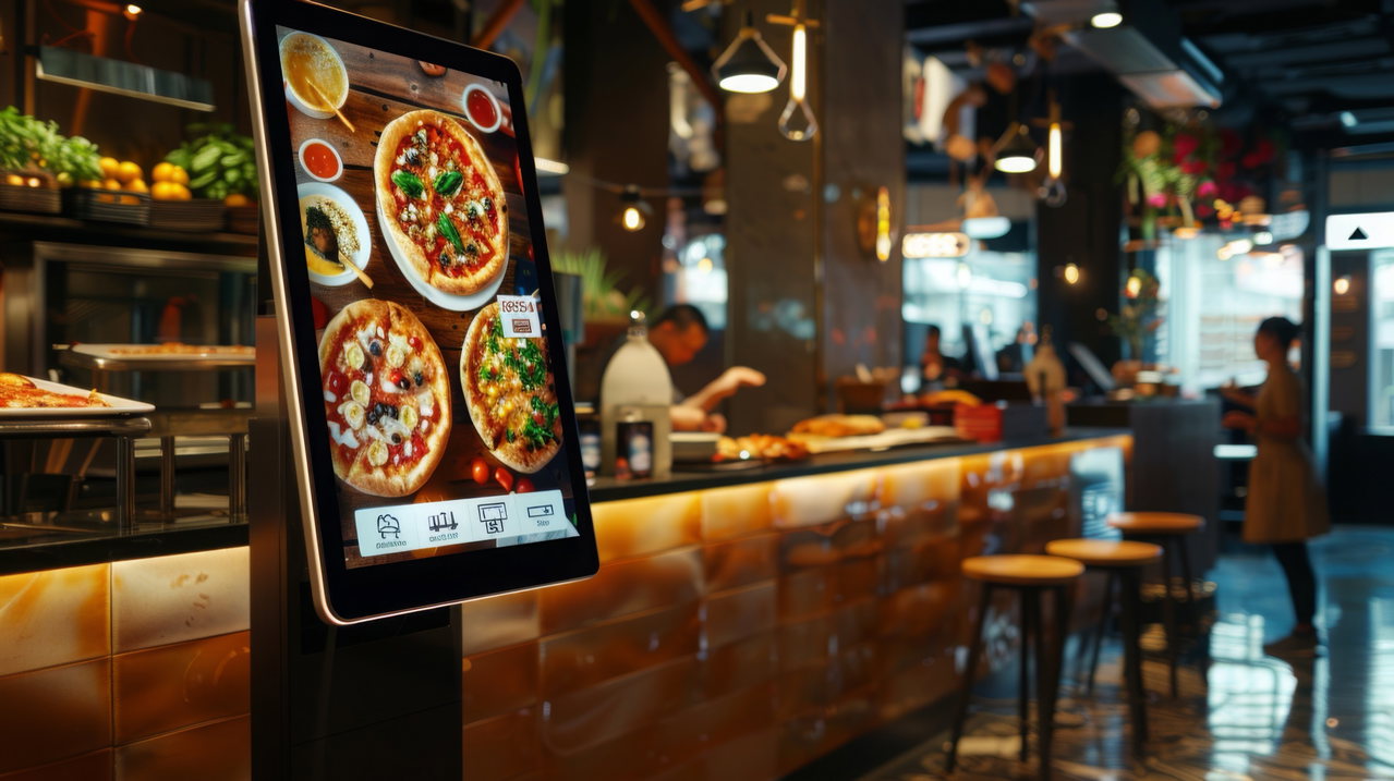 digital-menu-display-showcasing-different-types-pizza-restaurant-setting-display-is