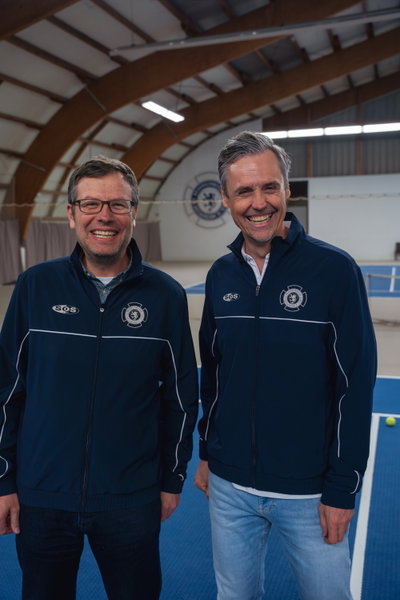 Vordenker: Jürgen Lange (links) und Christian Kurze geben der Tennisabteilung des BTHC neuen Schwung.