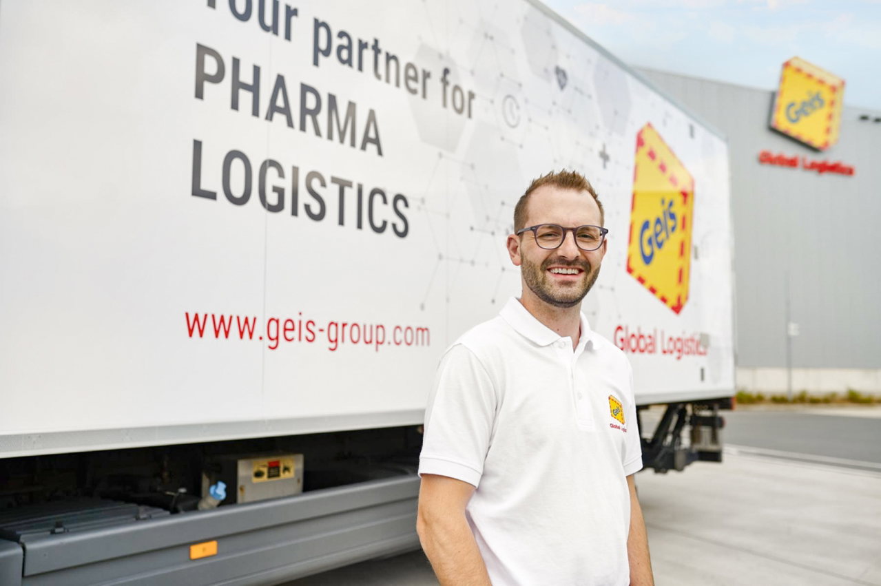Porträt von Patrick Ortner, Leiter der Servicelogistik bei Geis Eurocargo in Nürnberg