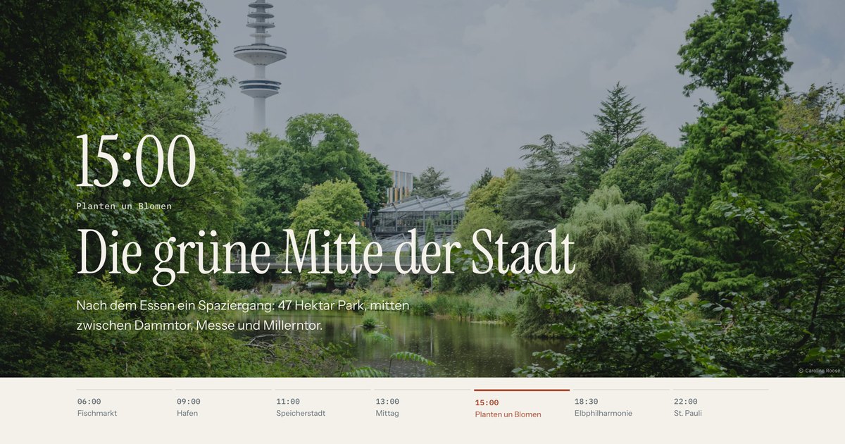 Vorschau der Seite: Die grüne Mitte der Stadt
