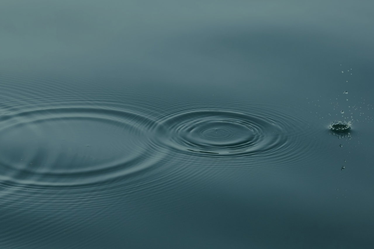 Wasseroberfläche mit Wellen