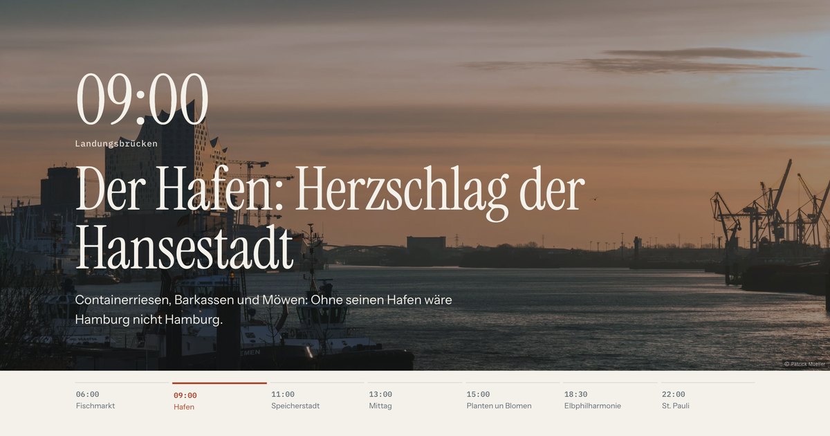 Vorschau der Seite: Der Hafen: Herzschlag der Hansestadt