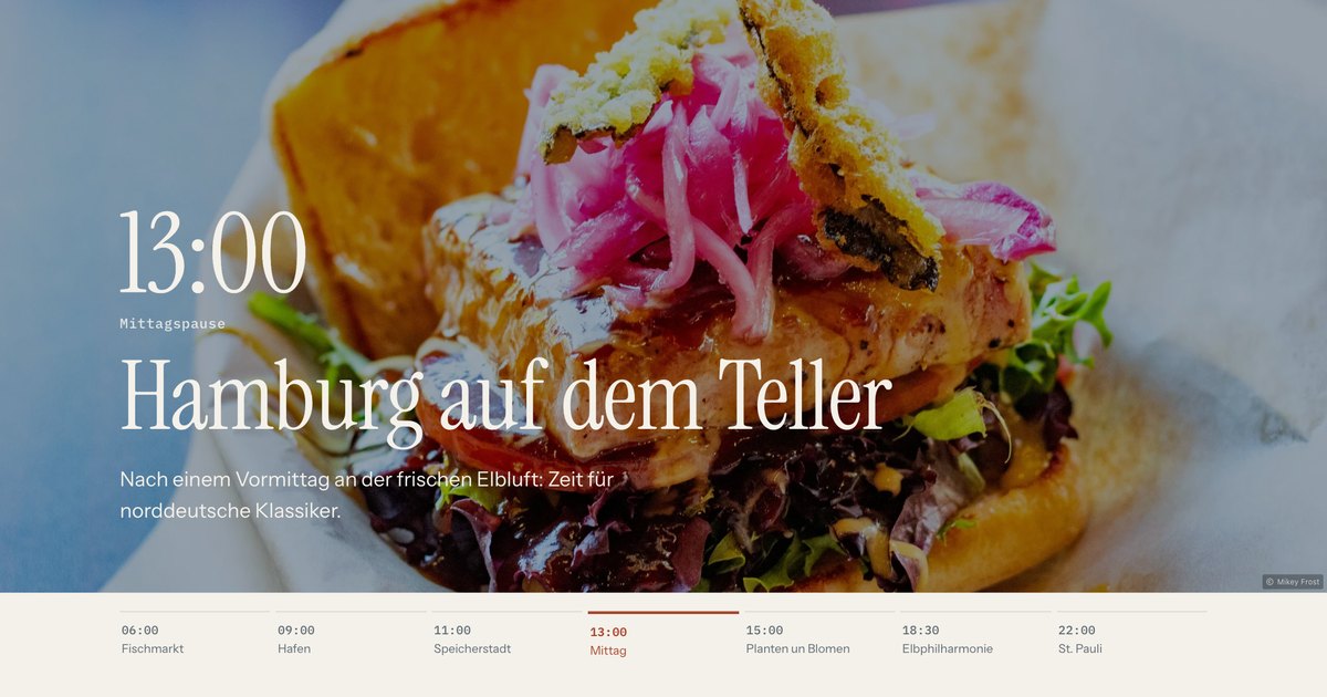 Vorschau der Seite: Hamburg auf dem Teller