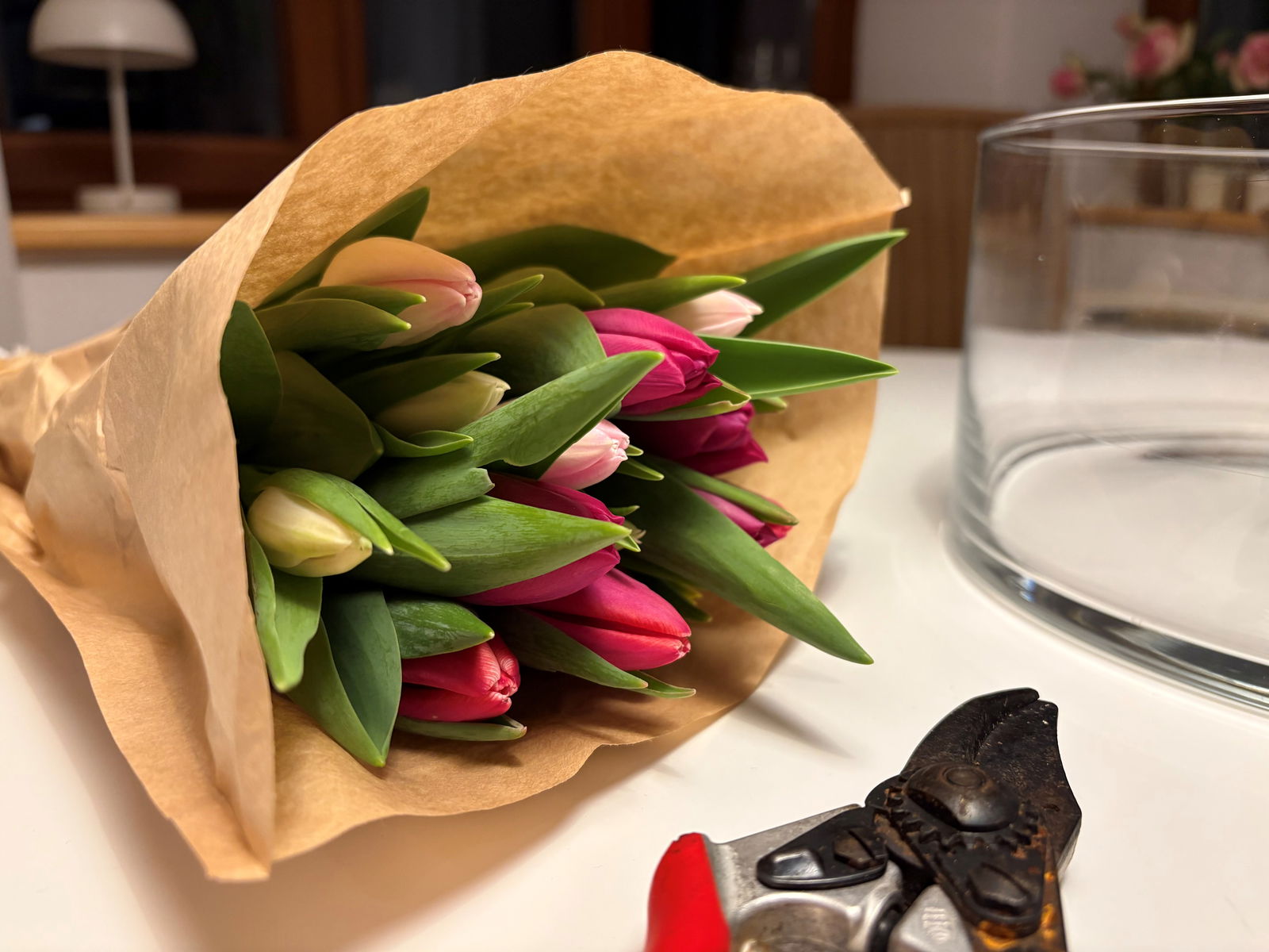 Bunter-Tulpenstrauss