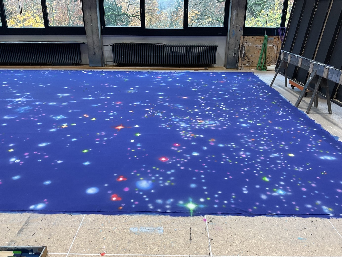 Liebfrauenschule_Gewerke Oldenburg_Galerie mit Sternenhimmel