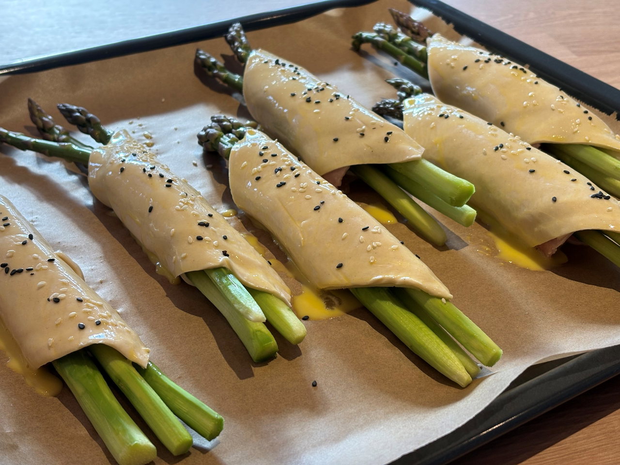 Spargel-Taschen-auf-Backblech 