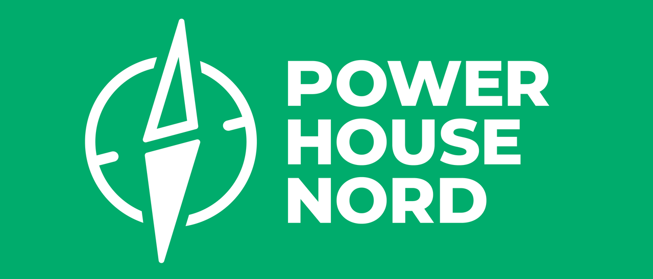 POWERHOUSE NORD Logo auf Grün