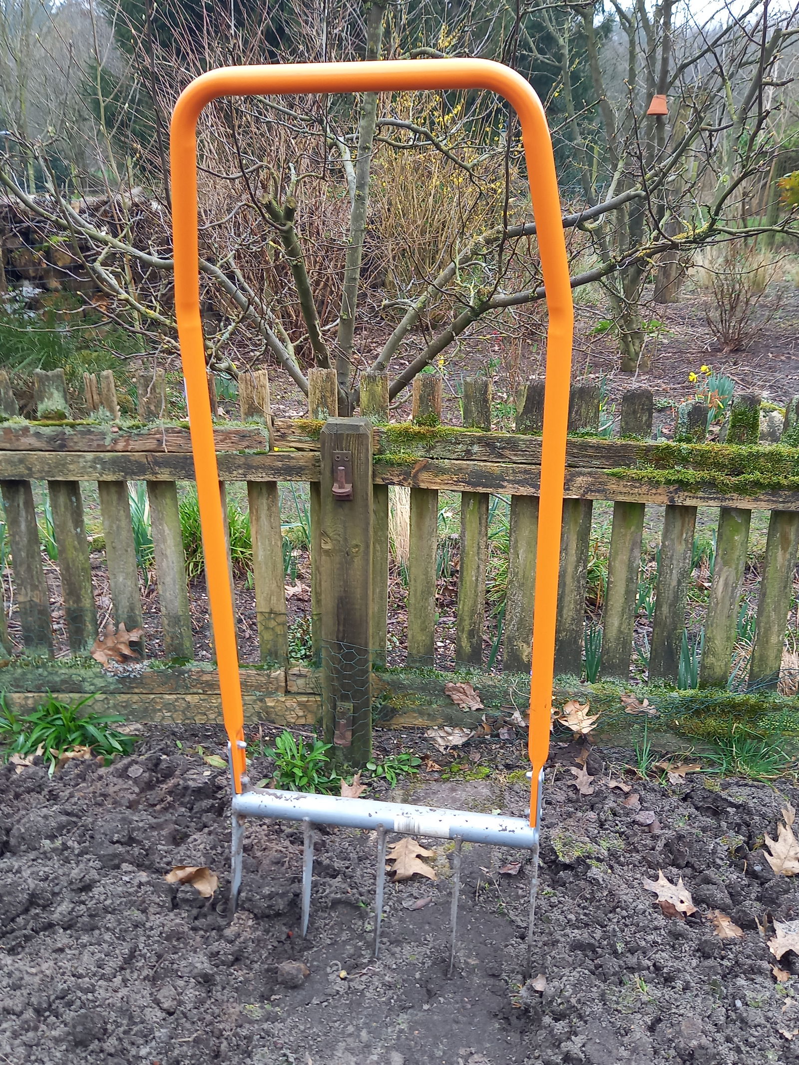 Eine Doppelgrabegabel.